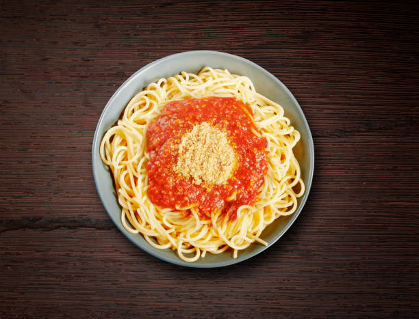 istock Dish of spaghetti bolognese 840508720