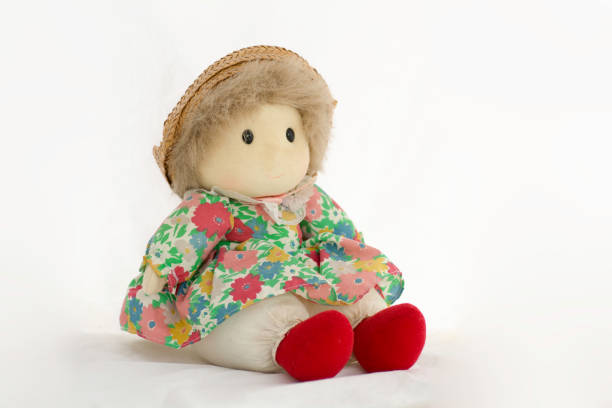 istock Girl doll on white background 840509922
