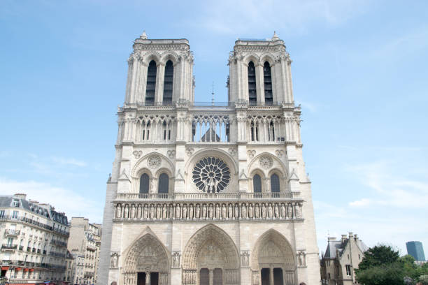 istock Notre Dame cathedral in Paris 840513508