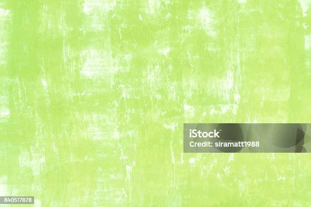 Green Cement Wall Stock Photo - Download Image Now - Green Background, Textured, Crayon