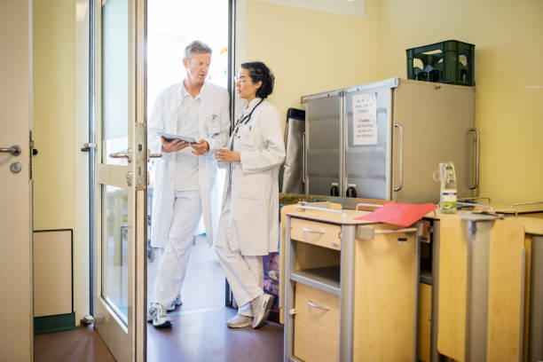 istock Senior doctors discussing in hospital 840518686
