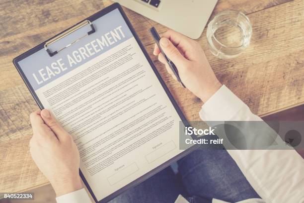 Lease Agreement Concept Stock Photo - Download Image Now - Lease Agreement, Business, Contract