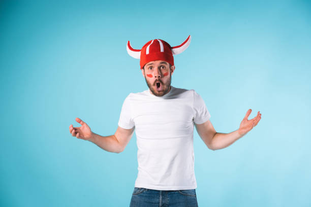 istock The football fan over blue 840522396
