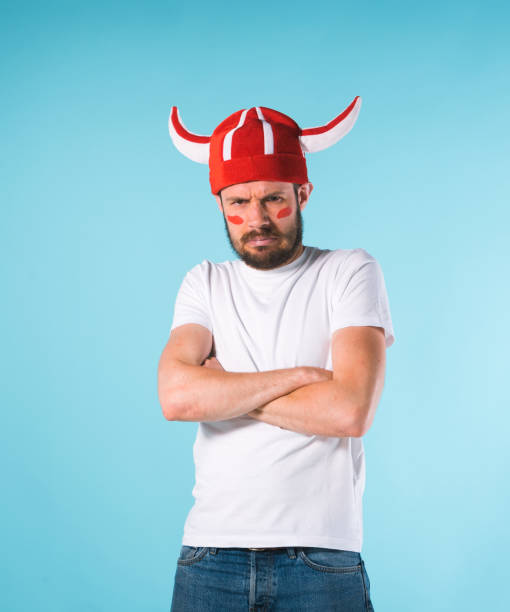 istock The football fan over blue 840522716