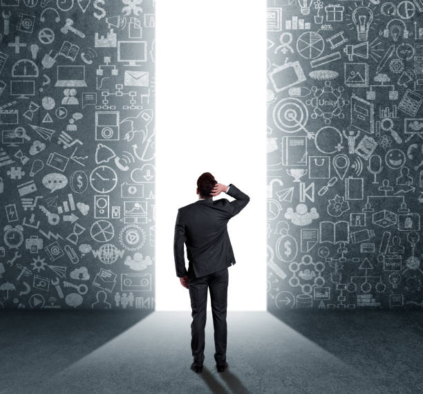 istock Concept of way to success 840538834