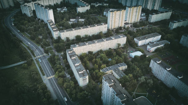 istock Moscow city from above 840548124