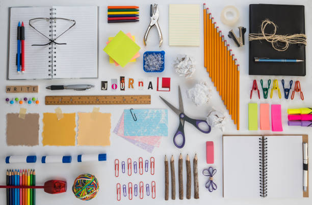 istock Journal and Writing Supplies Photomontage 840555404
