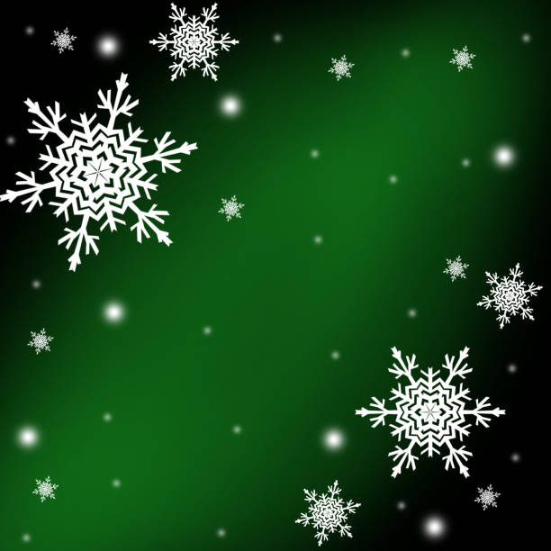 istock Festive Christmas background with white snowflakes,template for greeting card 840557856