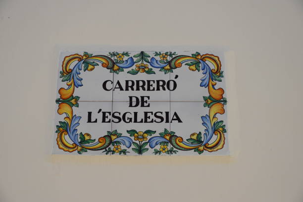 istock Road signs in Spain 840558460