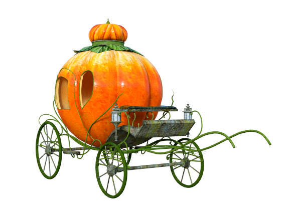 istock 3D Rendering Fairy Tale Cinderella's Carriage on White 840568318
