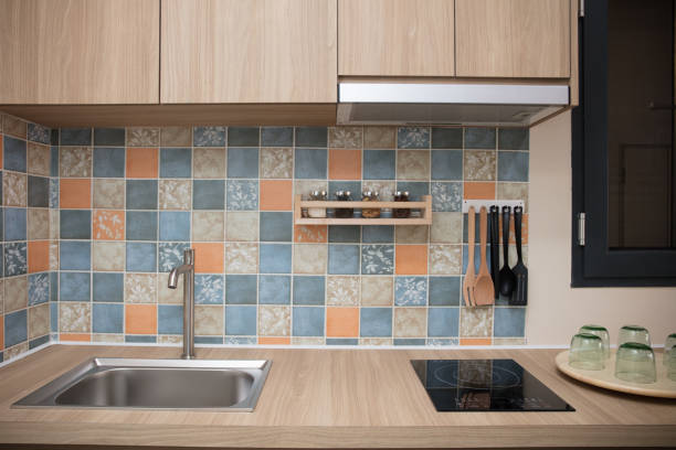 istock Interior of a modern kitchen at home 840571656
