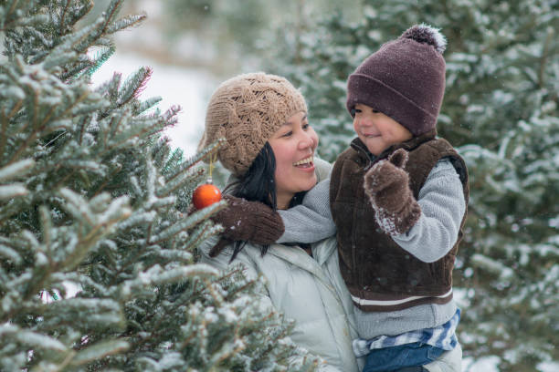istock Hanging An Ornament 840585450