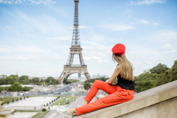 istock Woman traveling in Paris 840588126