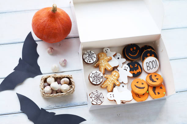 istock Halloween treats and decorations 840593240