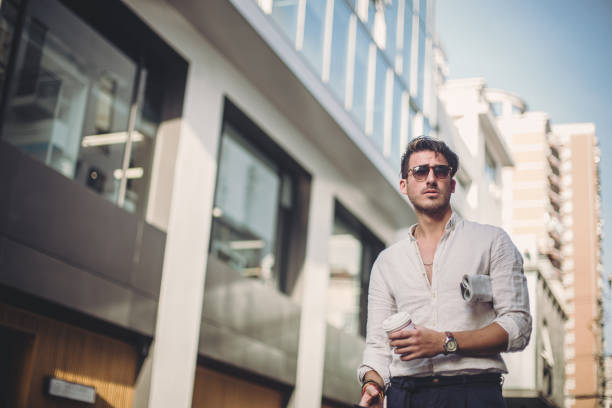 istock Man with cup of coffee 840595508