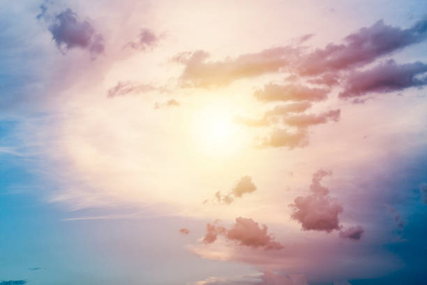 istock Sun in the center sky 840596478