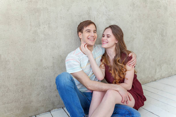 istock Young couple in love 840599848