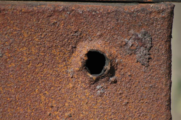 istock Old rusted iron metal - background for design 840603532