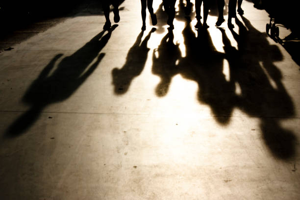 istock Blurry summer shadows on promenade 840610938