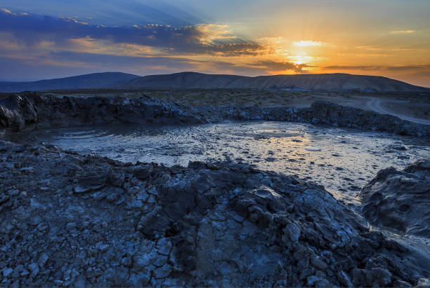 istock Mud volcanoes in Gobustan.Azerbaijan 840619718