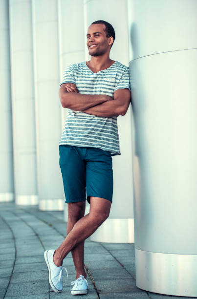 istock Afro American man in city 840622416