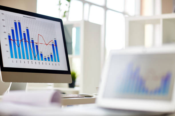 istock Workplace of Financial Manager 840623452