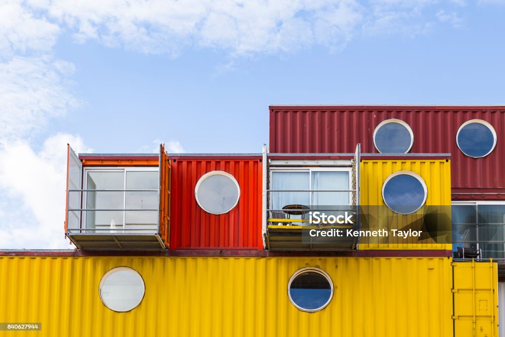 Trinity Buoy Wharf Trinity Buoy Wharf, Poplar, London, England, United Kingdom House Stock Photo