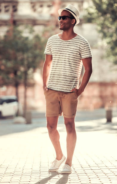 istock Afro American man in city 840629124