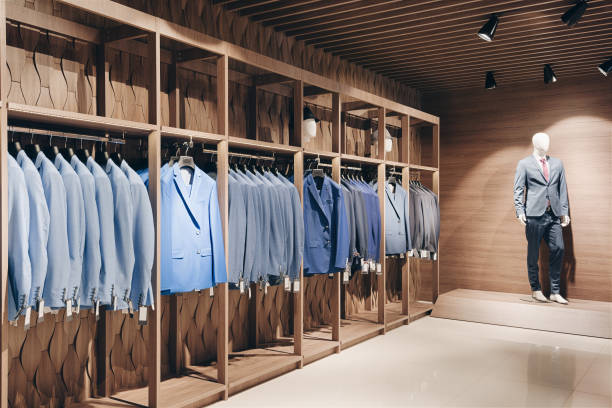 istock Hangers with business suits 840639902
