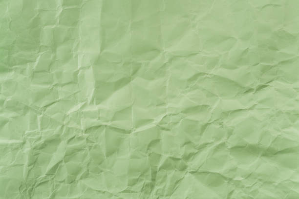istock Crumpled Green paper with soft texture. 840651760