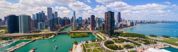 istock Aerial panorama Downtown Dhicago summer 2017 840654280