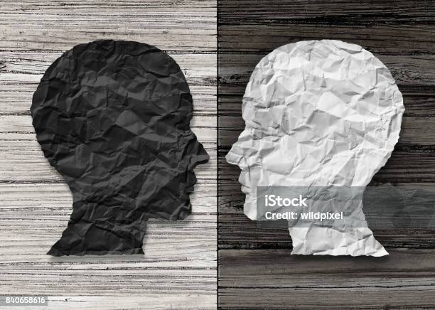 Bipolare Psychische Gesundheit Stockfoto und mehr Bilder von Gegensatz - Gegensatz, Bipolare Störung, Konzepte