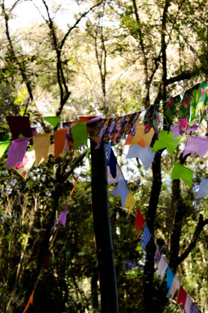 istock Colorful decorations for junina party 840672632