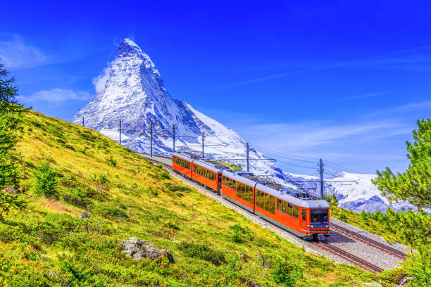 zermatt, en suisse. - helvetic photos et images de collection