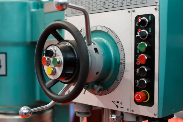 istock controls of a drilling and milling machine 840678436