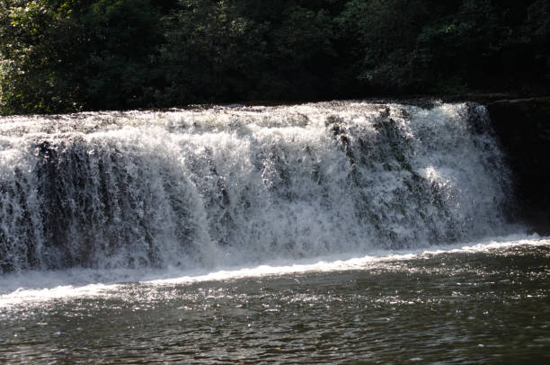 водопад хукер - triple falls стоковые фото и изображения