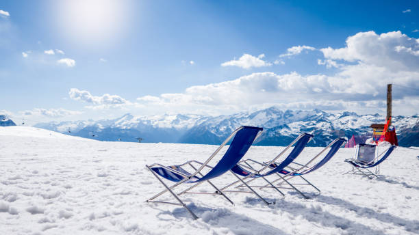 istock Relaxing ski holidays in the ski resort 840685930