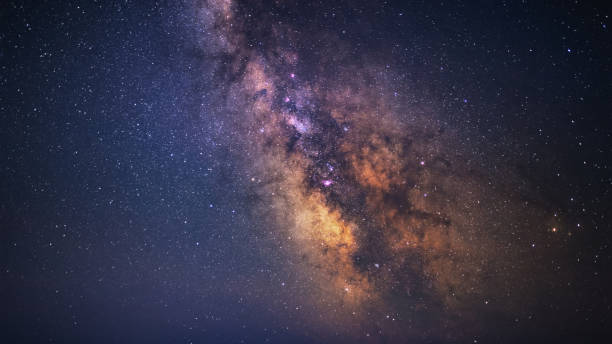 istock Clearly Milky Way galaxy at dark night 840689210