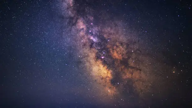 Milky Way galaxy. Space, Star, Starlight, Astrophotography, Cosmos, Universe,