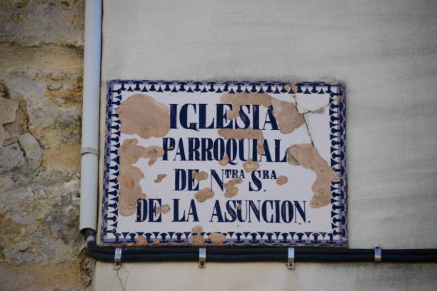 istock Road signs in Spain 840693324