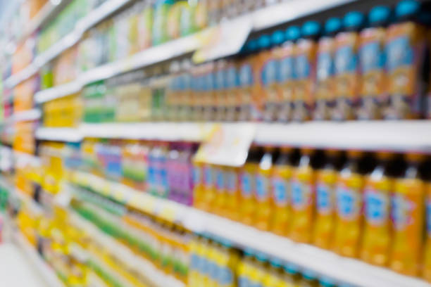 istock blur drinks bottles product on shelves in supermarket 840700280