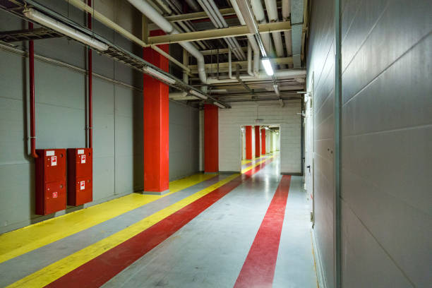 istock Corridor in an industrial premises 840700624