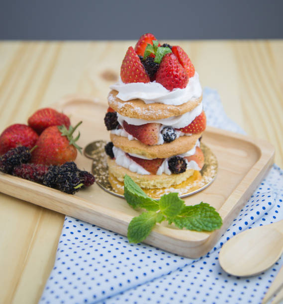 istock Strawberry Cake for holidays 840703312