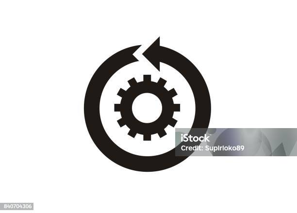 Continuous Improvement Simple Icon Stock Illustration - Download Image Now - Icon Symbol, Continuity, Improvement