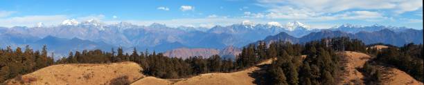 istock Panoramic view from Khaptad national park, mount Saipal 840710952