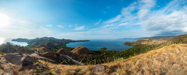 istock Colorful sunny day panorama at Amelia sunset point, Labuan Bajo. 840719990