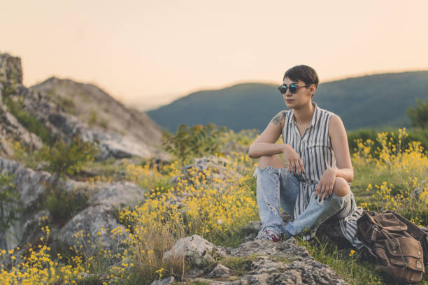 istock Woman on mountain 840726062