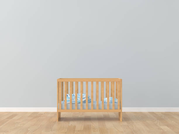 istock Baby room bed room 3d rendering image 840734262
