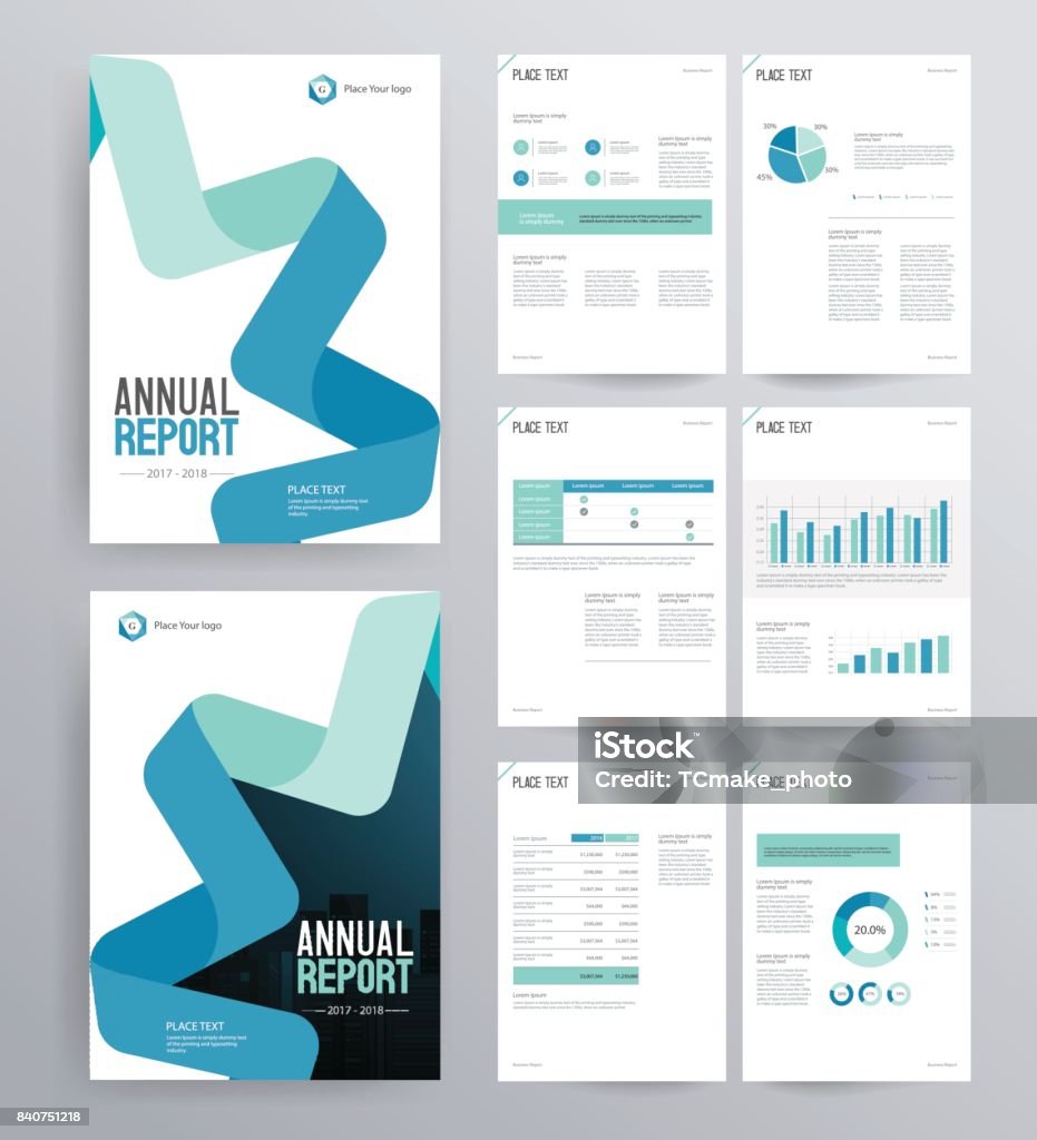 template design for company profile ,annual report , brochure , flyer and page layout with business infographic element, A 4 size, vector editable This file EPS 10 format. This illustration Report - Document stock vector