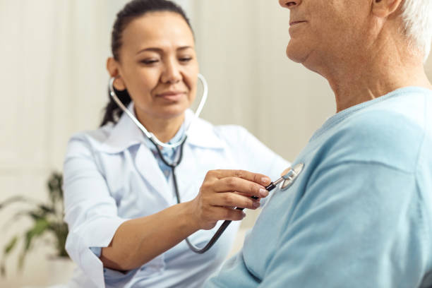 istock Selective focus of a stethoscope being in use 840753994